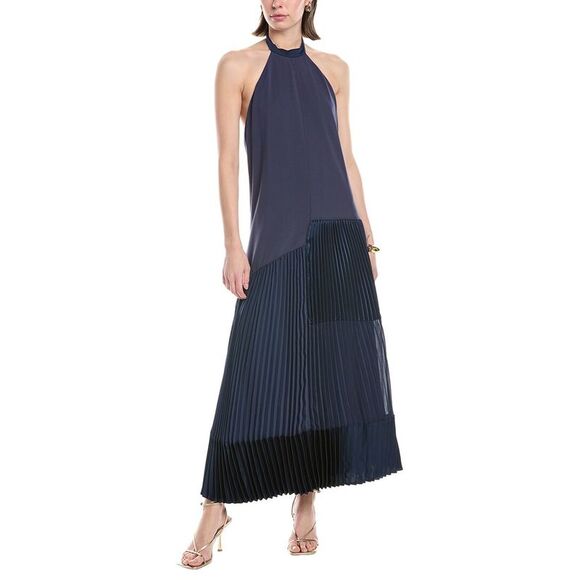 Simkhai WomensHazel Midi Dress Blue
